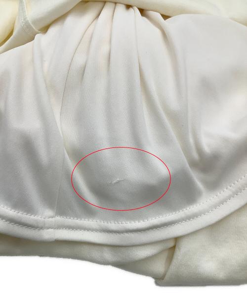 FRAY ID（フレイ アイディー）FRAY ID (フレイ アイディー) 長袖ワンピース バックリボンカットドレス ベージュの古着・服飾アイテム