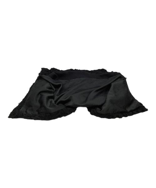 anuans（アニュアンス）anuans (アニュアンス) スカート リボンエンブロイダリーストレートスカート ブラック サイズ:Sの古着・服飾アイテム