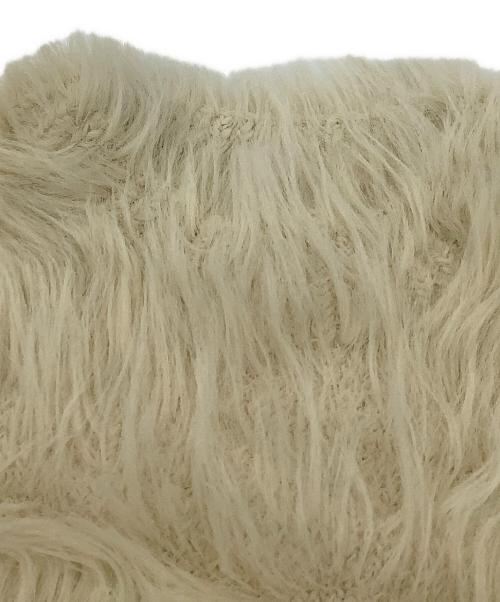 anuans（アニュアンス）anuans (アニュアンス) ノースリーブニット ファーライクノースリーブニットトップス グリーン サイズ:Fの古着・服飾アイテム