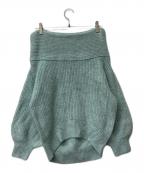 Lily Brownリリーブラウン）の古着「セットアップニット」｜グリーン