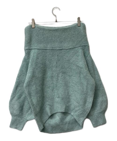 Lily Brown（リリーブラウン）Lily Brown (リリーブラウン) セットアップニット グリーン サイズ:ONE SIZEの古着・服飾アイテム