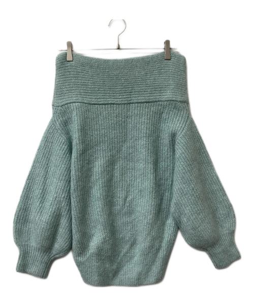 Lily Brown（リリーブラウン）Lily Brown (リリーブラウン) セットアップニット グリーン サイズ:ONE SIZEの古着・服飾アイテム