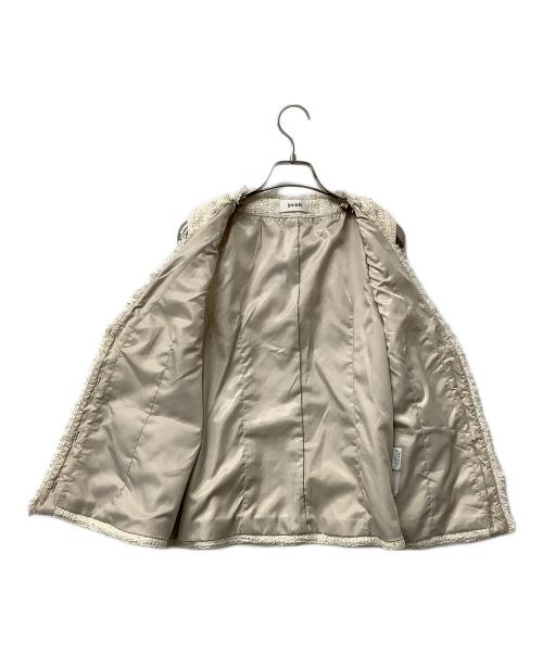 Snidel（スナイデル）Snidel (スナイデル) ジレ ツイードジレ アイボリー サイズ:Fの古着・服飾アイテム