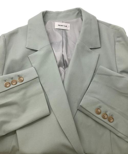 FRAY ID（フレイ アイディー）FRAY ID (フレイ アイディー) テーラードジャケット TRダブルテーラードジャケット グリーンの古着・服飾アイテム