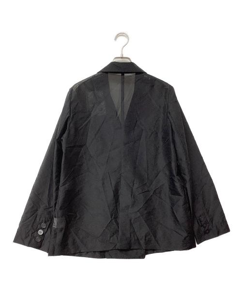 anuans（アニュアンス）anuans (アニュアンス) ジャケット シアーテーラードジャケット ブラック サイズ:Fの古着・服飾アイテム