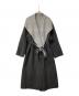 FRAY ID（フレイ アイディー）の古着「コート リバーロングコート」｜ブラック×グレー