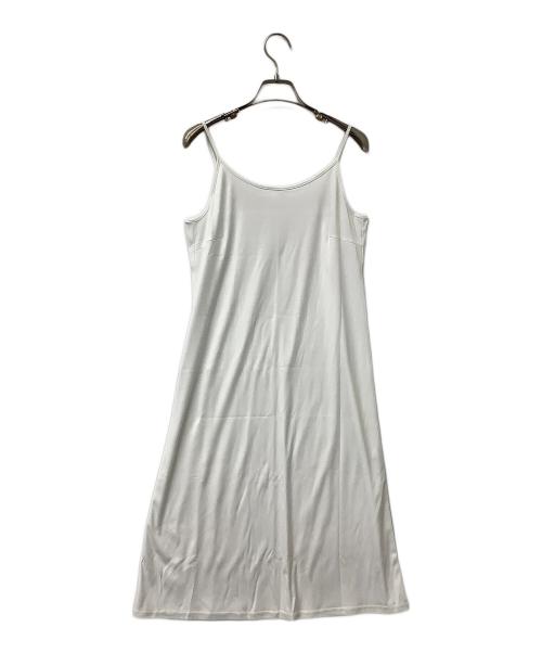 Snidel（スナイデル）Snidel (スナイデル) ノースリーブワンピース Sustainable20周年プリントワンピース ホワイト×ブルー サイズ:1の古着・服飾アイテム