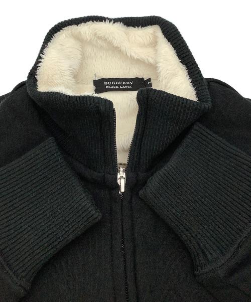 BURBERRY BLACK LABEL（バーバリーブラックレーベル）BURBERRY BLACK LABEL (バーバリーブラックレーベル) ジャケット 裏ボアジャケット ブラック サイズ:2の古着・服飾アイテム