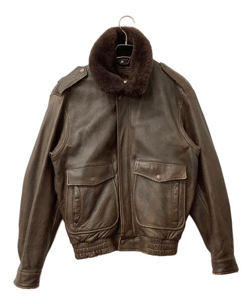 HARLEY-DAVIDSON（ハーレーダビッドソン）HARLEY-DAVIDSON (ハーレーダビッドソン) ジャケット レザージャケット ブラウン サイズ:不明の古着・服飾アイテム