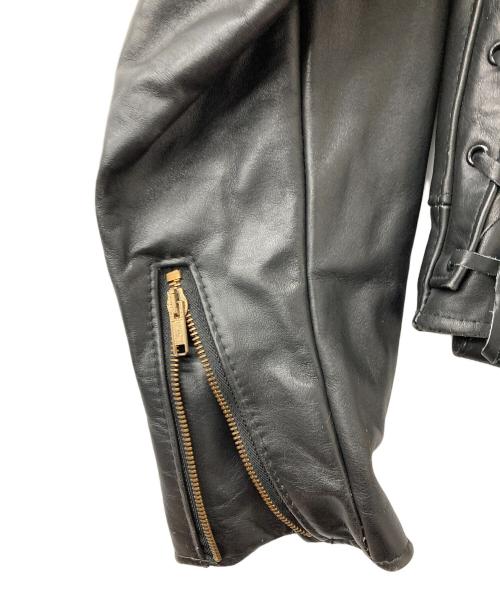 Schott（ショット）Schott (ショット) ライダースジャケット 古着 ブラック サイズ:42の古着・服飾アイテム