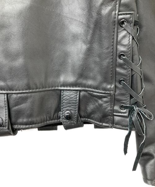 Schott（ショット）Schott (ショット) ライダースジャケット 古着 ブラック サイズ:42の古着・服飾アイテム