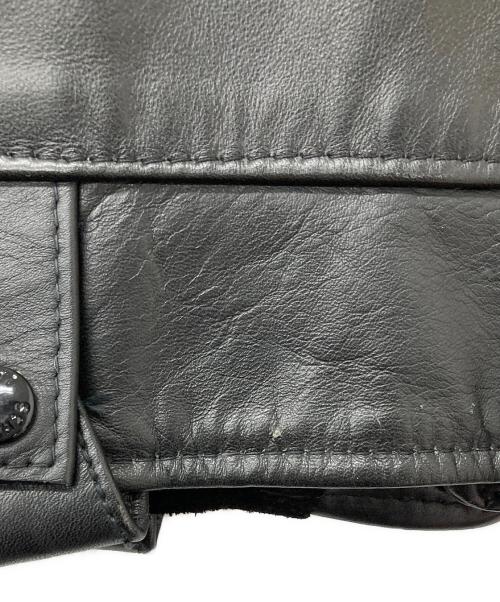 Schott（ショット）Schott (ショット) ライダースジャケット 古着 ブラック サイズ:42の古着・服飾アイテム
