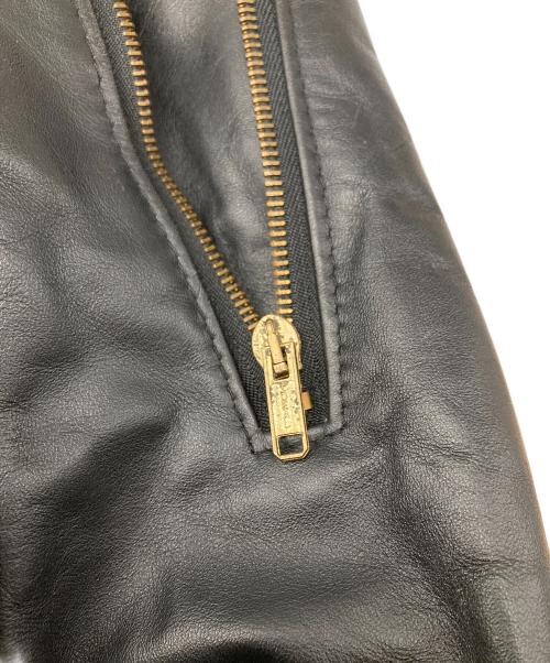 Schott（ショット）Schott (ショット) ライダースジャケット 古着 ブラック サイズ:42の古着・服飾アイテム