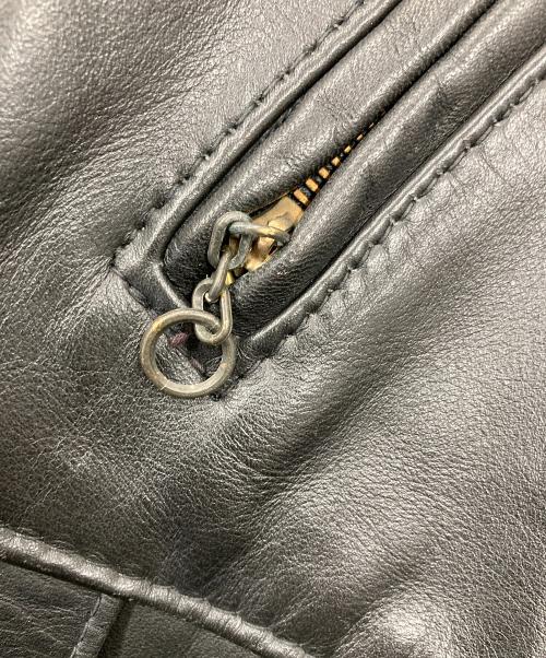 Schott（ショット）Schott (ショット) ライダースジャケット 古着 ブラック サイズ:42の古着・服飾アイテム