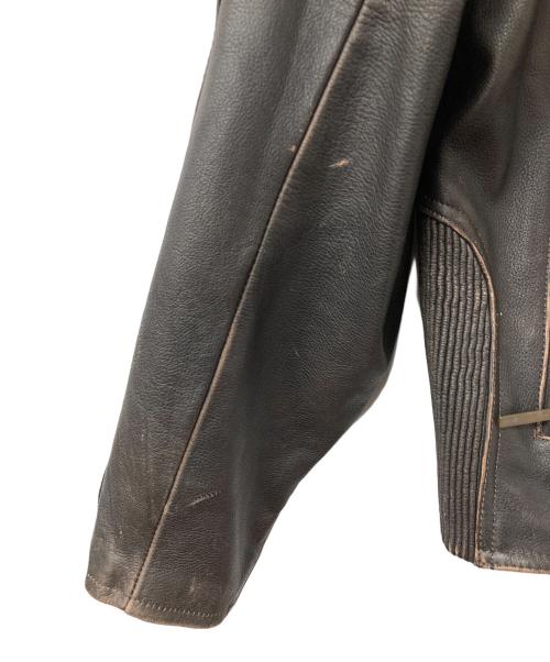 HARLEY-DAVIDSON（ハーレーダビッドソン）HARLEY-DAVIDSON (ハーレーダビッドソン) レザージャケット ブラック サイズ:Lの古着・服飾アイテム