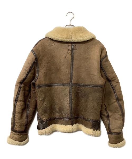 Orchard M/C（オーチャード）Orchard M/C (オーチャード) B-6ジャケット RAGLAN SHEEPSKIN JACKET ブラウン サイズ:36の古着・服飾アイテム