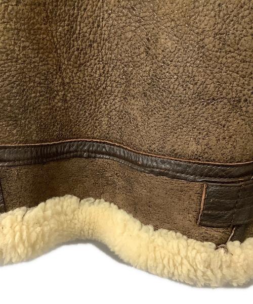 Orchard M/C（オーチャード）Orchard M/C (オーチャード) B-6ジャケット RAGLAN SHEEPSKIN JACKET ブラウン サイズ:36の古着・服飾アイテム