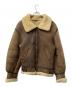 Orchard M/C（オーチャード）の古着「B-6ジャケット RAGLAN SHEEPSKIN JACKET」｜ブラウン