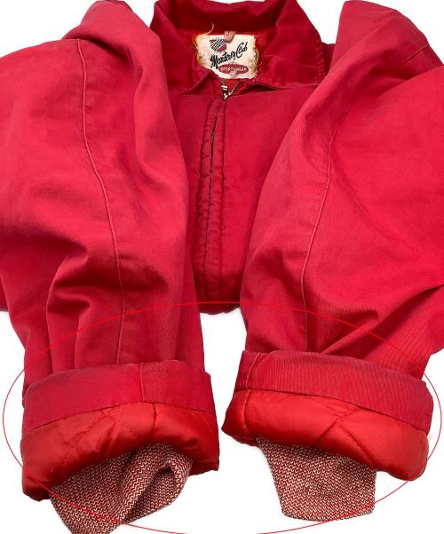 monterey club（モントレークラブ）monterey club (モントレークラブ) ジャケット 50'sジャケット 裏地キルティング レッド サイズ:不明の古着・服飾アイテム