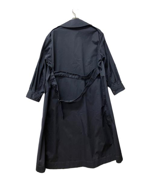 maturely（マチュアリー）maturely (マチュアリー) トレンチコート　☆2 ネイビー サイズ:Lの古着・服飾アイテム