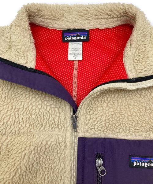 Patagonia（パタゴニア）Patagonia (パタゴニア) ボアジャケット レトロX ブラウン×ネイビー サイズ:XSの古着・服飾アイテム