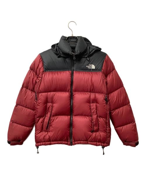 THE NORTH FACE（ザ ノース フェイス）THE NORTH FACE (ザ ノース フェイス) ジャケット ヌプシダウンジャケット レッド×ブラック サイズ:Sの古着・服飾アイテム