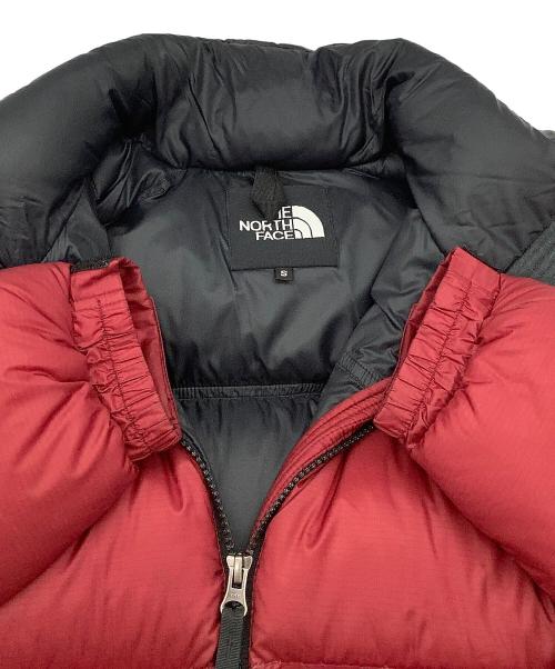 THE NORTH FACE（ザ ノース フェイス）THE NORTH FACE (ザ ノース フェイス) ジャケット ヌプシダウンジャケット レッド×ブラック サイズ:Sの古着・服飾アイテム