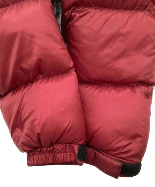 THE NORTH FACE（ザ ノース フェイス）THE NORTH FACE (ザ ノース フェイス) ジャケット ヌプシダウンジャケット レッド×ブラック サイズ:Sの古着・服飾アイテム