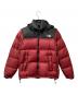 THE NORTH FACE（ザ ノース フェイス）の古着「ジャケット ヌプシダウンジャケット」｜レッド×ブラック