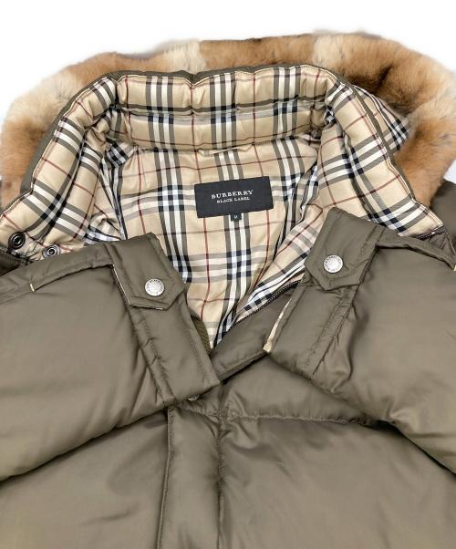 BURBERRY BLACK LABEL（バーバリーブラックレーベル）BURBERRY BLACK LABEL (バーバリーブラックレーベル) ダウンジャケット オリーブ サイズ:Mの古着・服飾アイテム