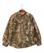 CarHarttカーハート）の古着「ジャケット Wexford Realtree Camo Jacket」｜ベージュ×オレンジ