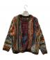 Coogi（クージー）の古着「ニット 厚手ニット COOGI柄 3Dニット」｜ブラウン×レッド