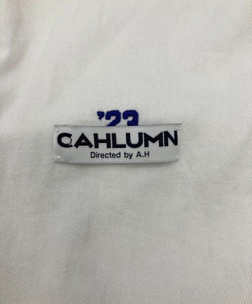 CAHLUMN（カウラム）CAHLUMN (カウラム) 半袖シャツ ホワイト サイズ:Mの古着・服飾アイテム