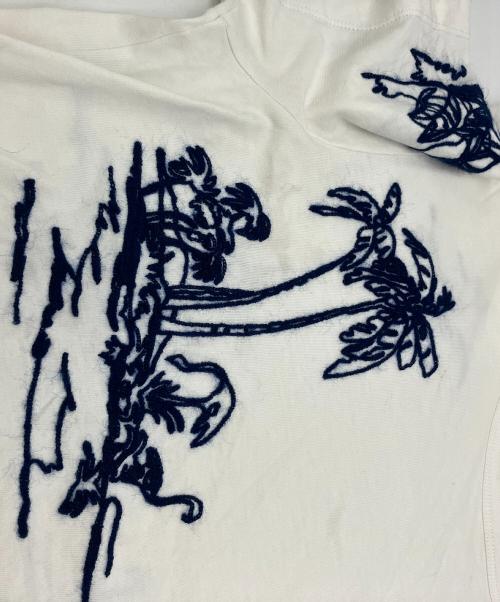 MONCLER（モンクレール）MONCLER (モンクレール) 半袖カットソー ホワイト サイズ:Ｍの古着・服飾アイテム