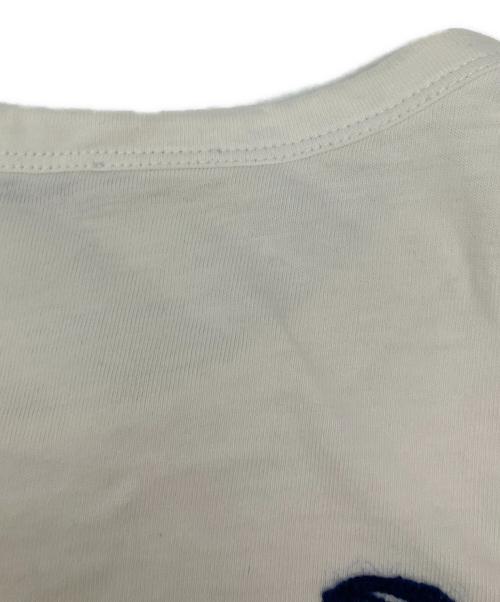 MONCLER（モンクレール）MONCLER (モンクレール) 半袖カットソー ホワイト サイズ:Ｍの古着・服飾アイテム