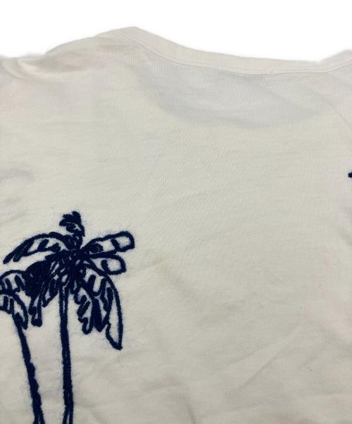 MONCLER（モンクレール）MONCLER (モンクレール) 半袖カットソー ホワイト サイズ:Ｍの古着・服飾アイテム