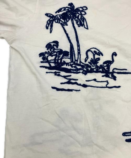 MONCLER（モンクレール）MONCLER (モンクレール) 半袖カットソー ホワイト サイズ:Ｍの古着・服飾アイテム