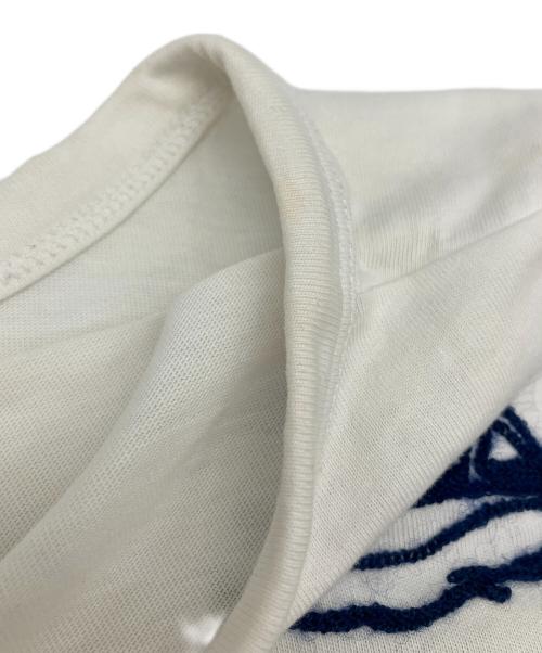 MONCLER（モンクレール）MONCLER (モンクレール) 半袖カットソー ホワイト サイズ:Ｍの古着・服飾アイテム