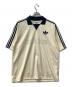 adidas（アディダス）の古着「半袖Tシャツ 襟付きゴーリートップ」｜ホワイト×ブルー