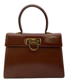 Salvatore Ferragamo（サルヴァトーレ フェラガモ）の古着「2WAYショルダーバッグ ガンチーニ」｜ブラウン