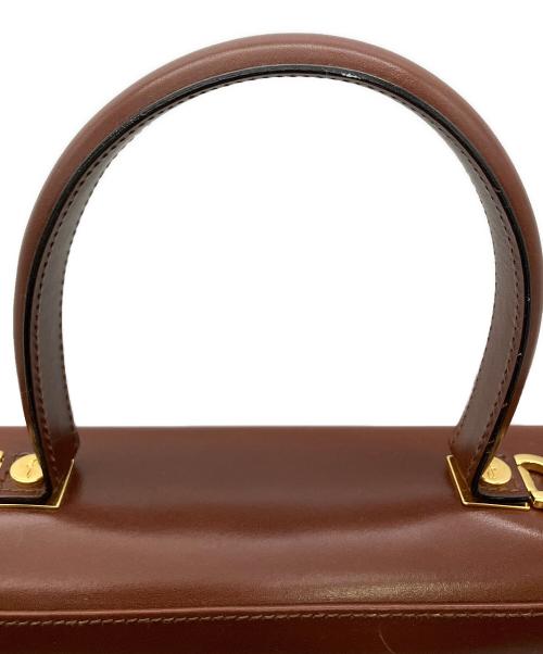 Salvatore Ferragamo（サルヴァトーレ フェラガモ）Salvatore Ferragamo (サルヴァトーレ フェラガモ) 2WAYショルダーバッグ ガンチーニ ブラウンの古着・服飾アイテム
