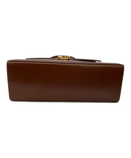 Salvatore Ferragamo（サルヴァトーレ フェラガモ）Salvatore Ferragamo (サルヴァトーレ フェラガモ) 2WAYショルダーバッグ ガンチーニ ブラウンの古着・服飾アイテム