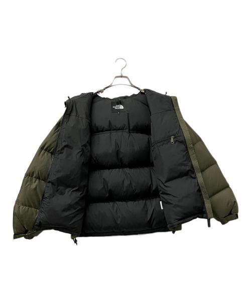 THE NORTH FACE（ザ ノース フェイス）THE NORTH FACE (ザ ノース フェイス) ヌプシフーディーダウンジャケット グリーン×ブラック サイズ:Sの古着・服飾アイテム