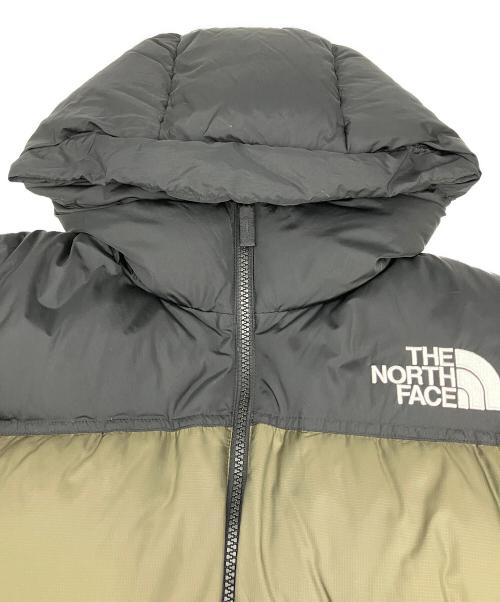 THE NORTH FACE（ザ ノース フェイス）THE NORTH FACE (ザ ノース フェイス) ヌプシフーディーダウンジャケット グリーン×ブラック サイズ:Sの古着・服飾アイテム