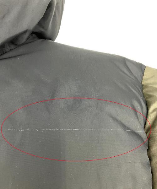 THE NORTH FACE（ザ ノース フェイス）THE NORTH FACE (ザ ノース フェイス) ヌプシフーディーダウンジャケット グリーン×ブラック サイズ:Sの古着・服飾アイテム