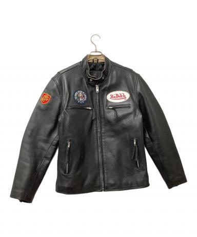 【Von Dutch MOTORS】ダック ライダースジャケット A-3016 Von Dutch MOTORS】ダック ライダースジャケット A-3016 Von Dutch
