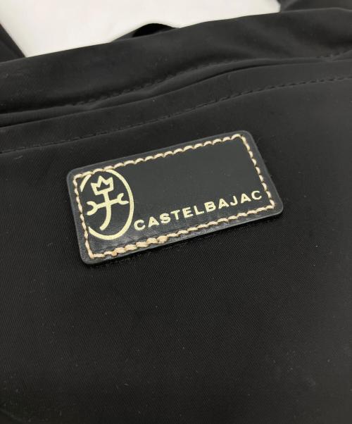 CASTELBAJAC（カステルバジャック）CASTELBAJAC (カステルバジャック) ショルダーバッグ ブラック×ベージュの古着・服飾アイテム