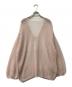 ME&ME COUTURE (ミーアンドミークチュール) 厚手ニット 2wayキッドモヘヤシアーニット ピンク サイズ:F：4000円