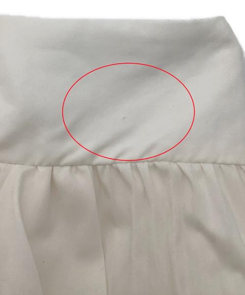 Snidel（スナイデル）Snidel (スナイデル) スカート プリーツティアードミニスカート ホワイトの古着・服飾アイテム