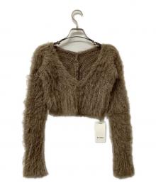 Snidel（スナイデル）の古着「厚手ニット シャギーニットプルオーバー」｜ブラウン